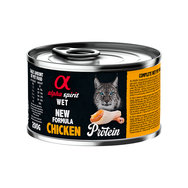 ალფა სპირიტი კონსერვი კატებისთვის Chicken 200 გრ