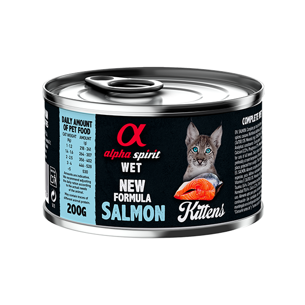 ალფა სპირიტი კონსერვი კნუტებისთვის Salmon 200 გრ