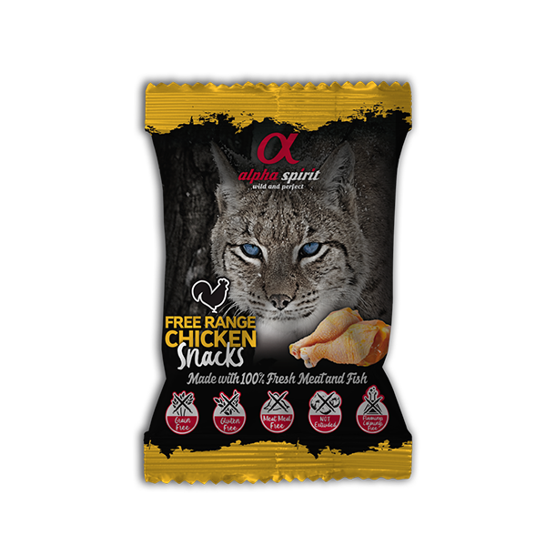 ალფა სპირიტი სნექი კატებისთვის Chicken 50 გრ