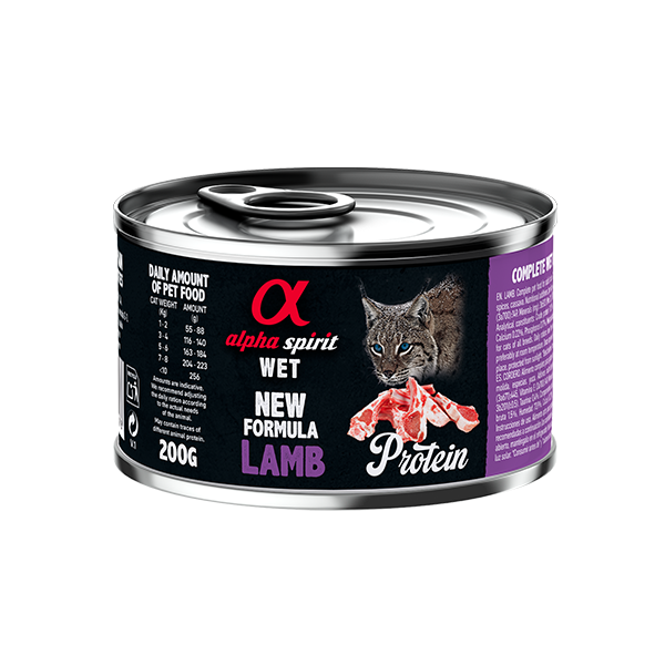ალფა სპირიტი კონსერვი კატებისთვის Lamb 200 გრ
