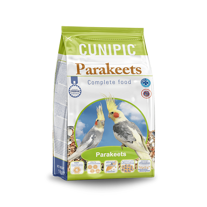 ქიუნიფიქი საკვები გრძელკუდა თუთიყუშებისთვის Parakeets 1კგ